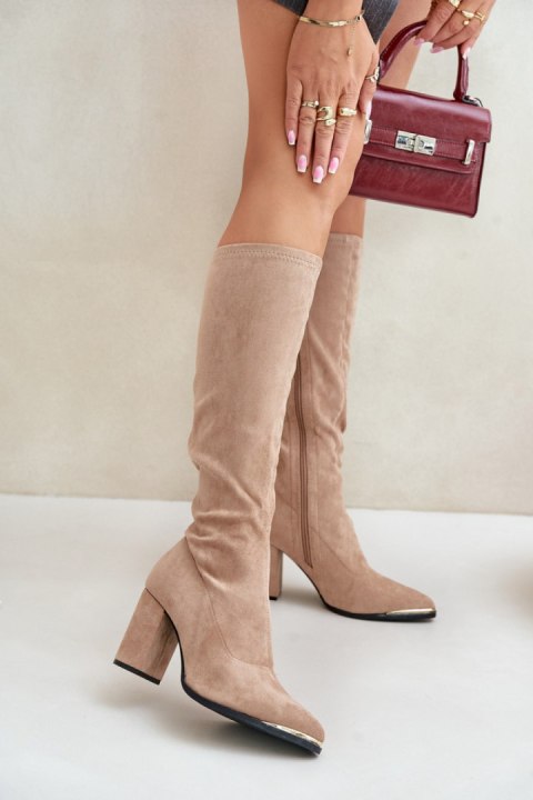 Kozaki Model Batirae HB-243 Beige - Step in style Kozaki Model Batirae HB-243 Beige - Step in style