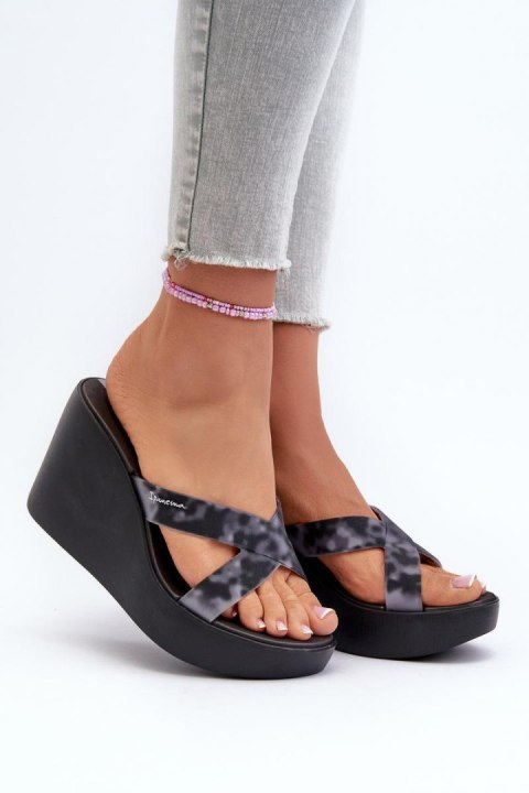 Sandał Klapki Model 83520 Ipanema High Fashion Slide Fem Black - Step in style Sandał Klapki Model 83520 Ipanema High Fashion Slide Fem Black - Step in style