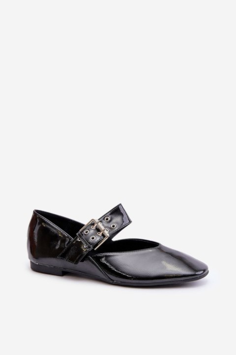 Baleriny Model Azirae 6689 Black Lakiert - Step in style Baleriny Model Azirae 6689 Black Lakiert - Step in style