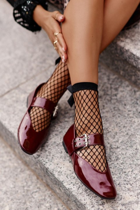 Baleriny Model Azirae 6689 Bordo - Step in style Baleriny Model Azirae 6689 Bordo - Step in style