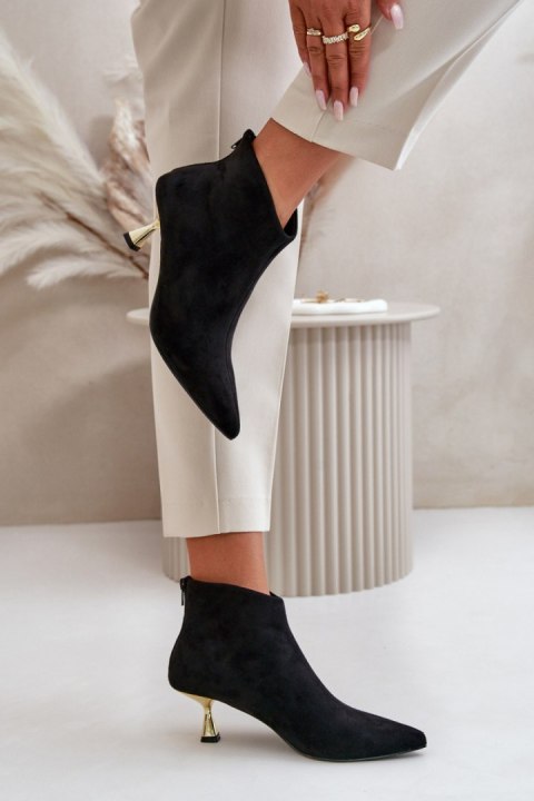 Botki Model Terlena GP13 Black - Step in style Botki Model Terlena GP13 Black - Step in style
