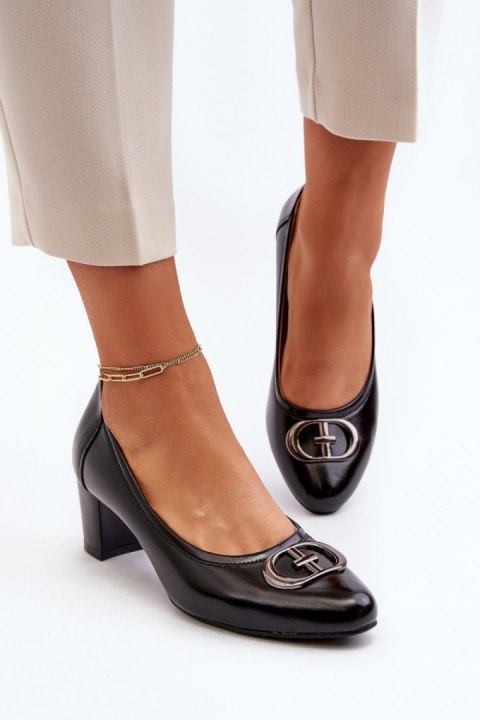 Czółenka Model Aeliris 58254 Black - Step in style Czółenka Model Aeliris 58254 Black - Step in style