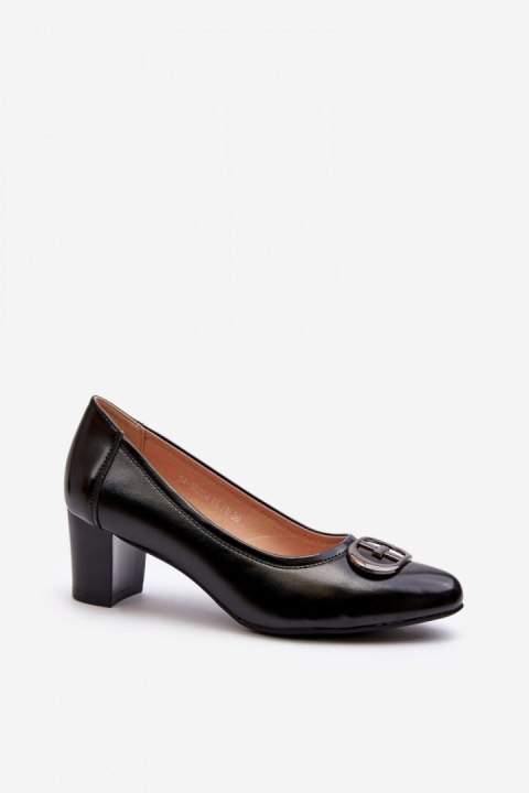 Czółenka Model Aeliris 58254 Black - Step in style Czółenka Model Aeliris 58254 Black - Step in style