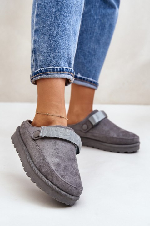 Kapcie Model Azida YY-12 Grey - Step in style Kapcie Model Azida YY-12 Grey - Step in style