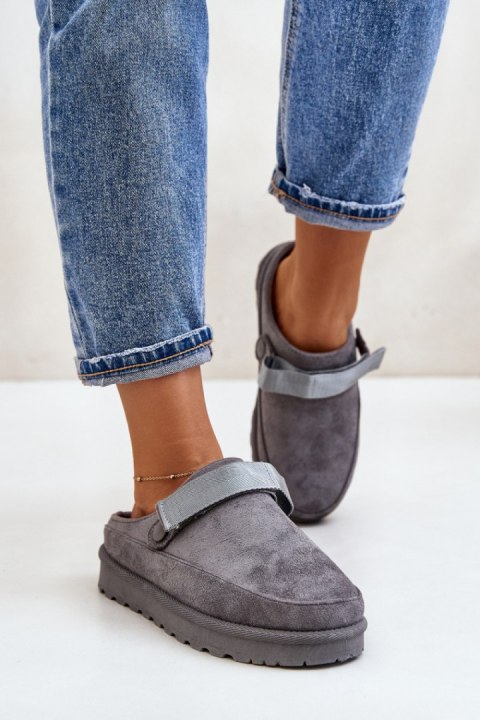Kapcie Model Azida YY-12 Grey - Step in style Kapcie Model Azida YY-12 Grey - Step in style