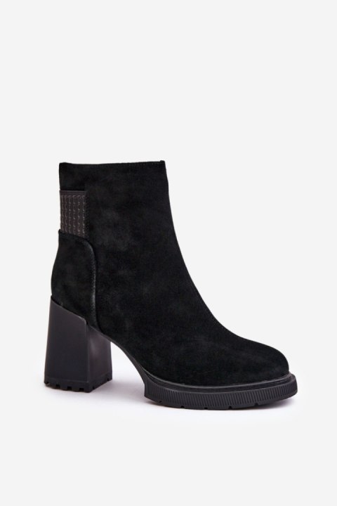 Botki Model DA CR42-106 Black - Step in style Botki Model DA CR42-106 Black - Step in style
