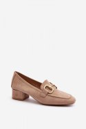 Czółenka Model Dolvira C-219 Beige - Step in style
