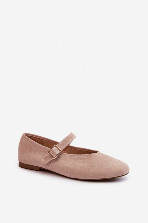 Baleriny Model Anlofi T612P Beige - Step in style Baleriny Model Anlofi T612P Beige - Step in style