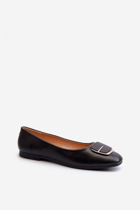 Baleriny Model Edoslli ZA37 Black - Step in style Baleriny Model Edoslli ZA37 Black - Step in style
