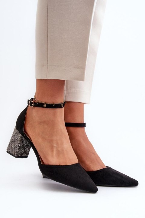 Czółenka Model Anlitela 8338-252 Black - Step in style Czółenka Model Anlitela 8338-252 Black - Step in style