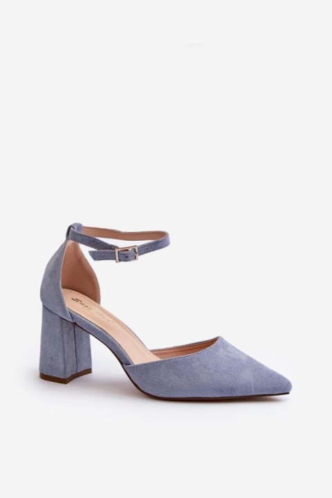 Czółenka Model Halene Y2385-1 Blue - Step in style Czółenka Model Halene Y2385-1 Blue - Step in style