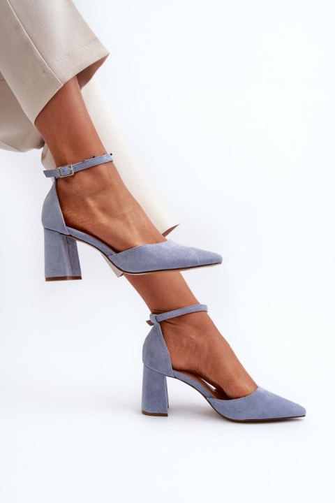Czółenka Model Halene Y2385-1 Blue - Step in style Czółenka Model Halene Y2385-1 Blue - Step in style