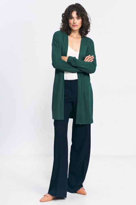 Sweter Niezapinany zielony sweter SW11 Green - Nife Sweter Niezapinany zielony sweter SW11 Green - Nife