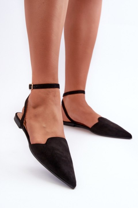 Baleriny Model Ellesara JH265 Black - Step in style Baleriny Model Ellesara JH265 Black - Step in style