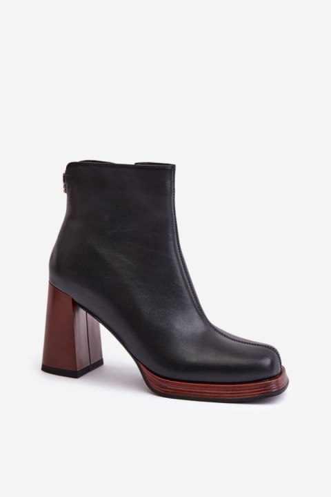 Botki Model DA JC42-37 Black - Step in style Botki Model DA JC42-37 Black - Step in style