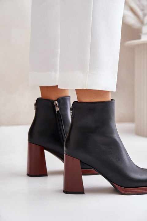 Botki Model DA JC42-37 Black - Step in style Botki Model DA JC42-37 Black - Step in style