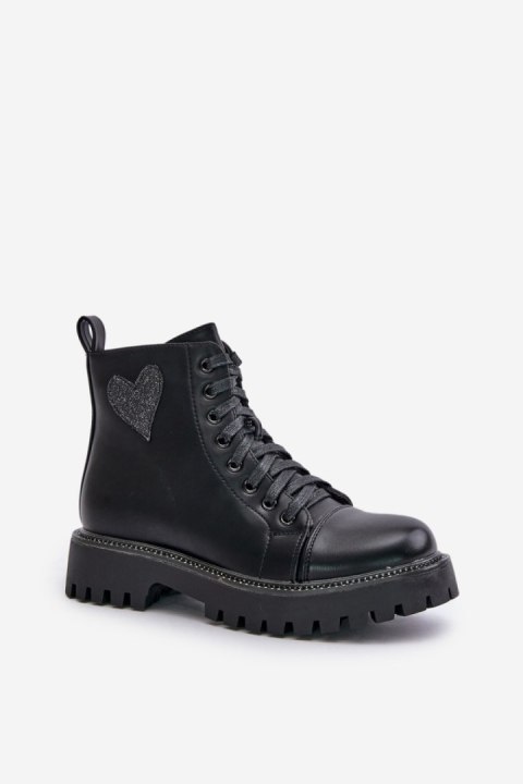 Botki Model Obeena 9681A Black - Step in style Botki Model Obeena 9681A Black - Step in style