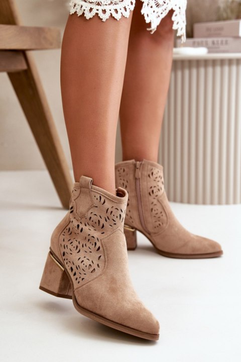 Botki Model Vosilara NS528P Brown - Step in style Botki Model Vosilara NS528P Brown - Step in style