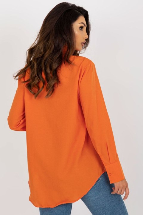 Koszula Damska Model TO-KS-7183.01P Orange - Factory Price Koszula Damska Model TO-KS-7183.01P Orange - Factory Price