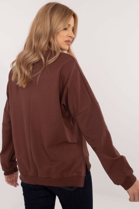 Bluza Damska Model CLM-BZ-1250.32 Brown - Factory Price Bluza Damska Model CLM-BZ-1250.32 Brown - Factory Price