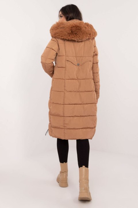Kurtka Damska Model SK-KR-HH-2405.61P Camel - Factory Price Kurtka Damska Model SK-KR-HH-2405.61P Camel - Factory Price