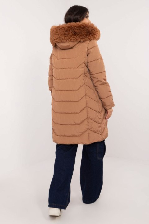 Kurtka Damska Model SK-KR-HH-2408.45P Camel - Factory Price Kurtka Damska Model SK-KR-HH-2408.45P Camel - Factory Price
