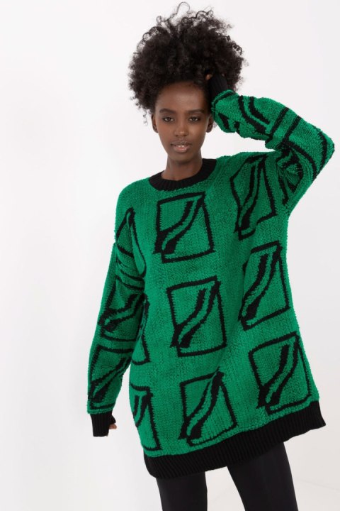 Sweter Damski Model BA-SW-0277.02 Green - Badu Sweter Damski Model BA-SW-0277.02 Green - Badu