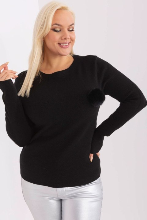 Sweter Damski Model PM-SW-PM-3706.10X Black - Factory Price Sweter Damski Model PM-SW-PM-3706.10X Black - Factory Price