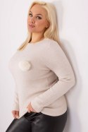 Sweter Damski Model PM-SW-PM-3706.10X Light Beige - Factory Price