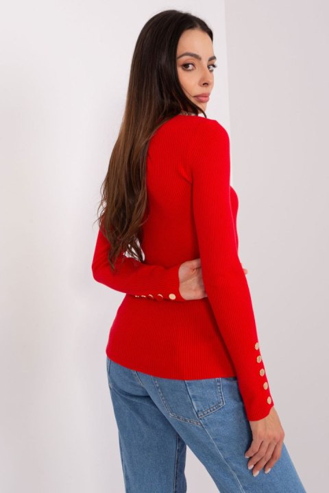Sweter Damski Model PM-SW-PM685.39P Red - Factory Price Sweter Damski Model PM-SW-PM685.39P Red - Factory Price