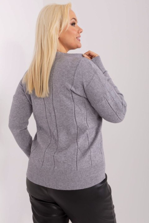 Sweter Damski Model PM-SW-PM688.64 Grey - Factory Price Sweter Damski Model PM-SW-PM688.64 Grey - Factory Price