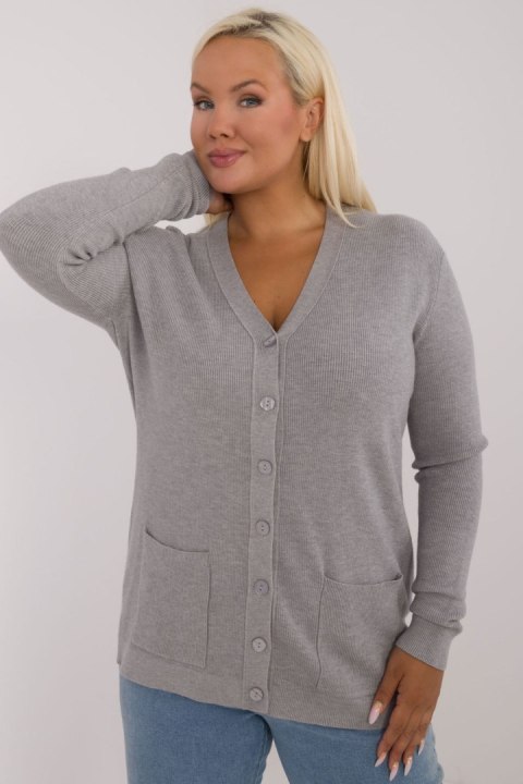 Sweter Damski Model PM-SW-PM730.31P Grey - Factory Price Sweter Damski Model PM-SW-PM730.31P Grey - Factory Price