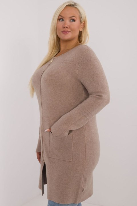 Sweter Damski Model PM-SW-PM793.01 Dark Beige - Factory Price Sweter Damski Model PM-SW-PM793.01 Dark Beige - Factory Price