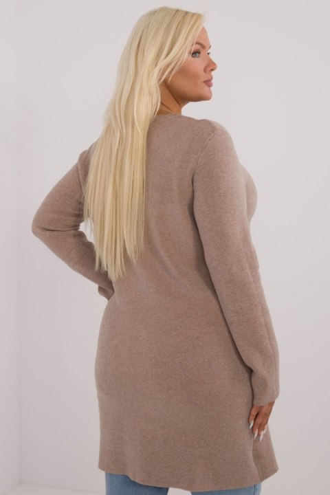 Sweter Damski Model PM-SW-PM793.01 Dark Beige - Factory Price Sweter Damski Model PM-SW-PM793.01 Dark Beige - Factory Price