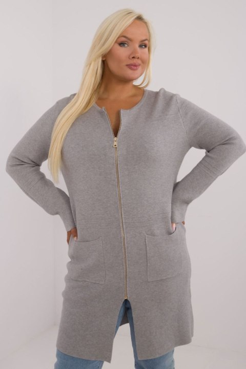 Sweter Damski Model PM-SW-PM793.01 Grey - Factory Price Sweter Damski Model PM-SW-PM793.01 Grey - Factory Price