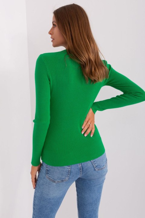 Sweter Damski Model PM-SW-Y-0078.87 Green - Factory Price Sweter Damski Model PM-SW-Y-0078.87 Green - Factory Price