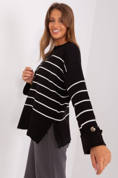 Sweter Damski Model TO-SW-010.11X Black - Factory Price Sweter Damski Model TO-SW-010.11X Black - Factory Price