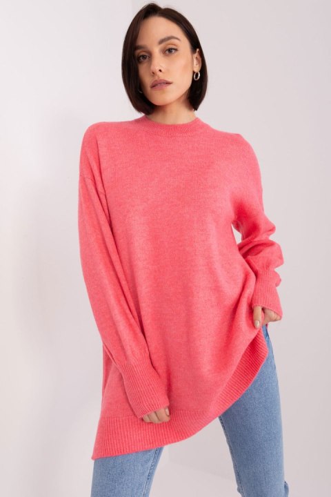 Sweter Damski Model TO-SW-1310.00P Coral - Factory Price Sweter Damski Model TO-SW-1310.00P Coral - Factory Price