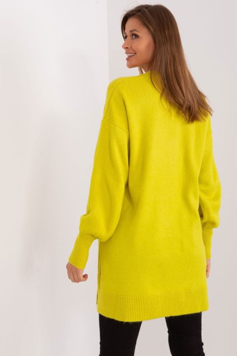 Sweter Damski Model TO-SW-1310.00P Limonka - Factory Price Sweter Damski Model TO-SW-1310.00P Limonka - Factory Price