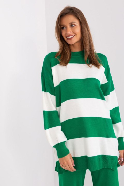 Sweter Damski Model TO-SW-1311.09 Green - Factory Price Sweter Damski Model TO-SW-1311.09 Green - Factory Price