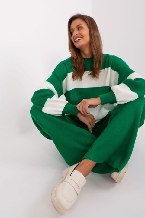 Sweter Damski Model TO-SW-1311.09 Green - Factory Price Sweter Damski Model TO-SW-1311.09 Green - Factory Price