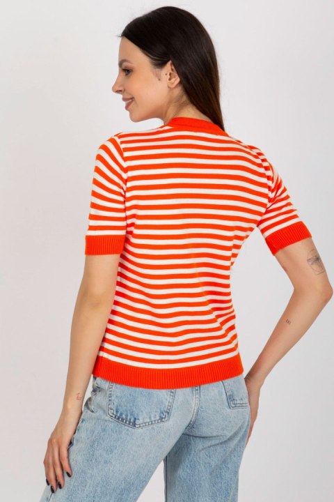 Bluzka Model BA-BZ-1441.80 Orange - Badu Bluzka Model BA-BZ-1441.80 Orange - Badu