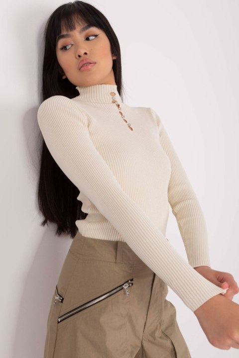 Bluzka Model BA-BZ-2302.97P Beige - Badu Bluzka Model BA-BZ-2302.97P Beige - Badu