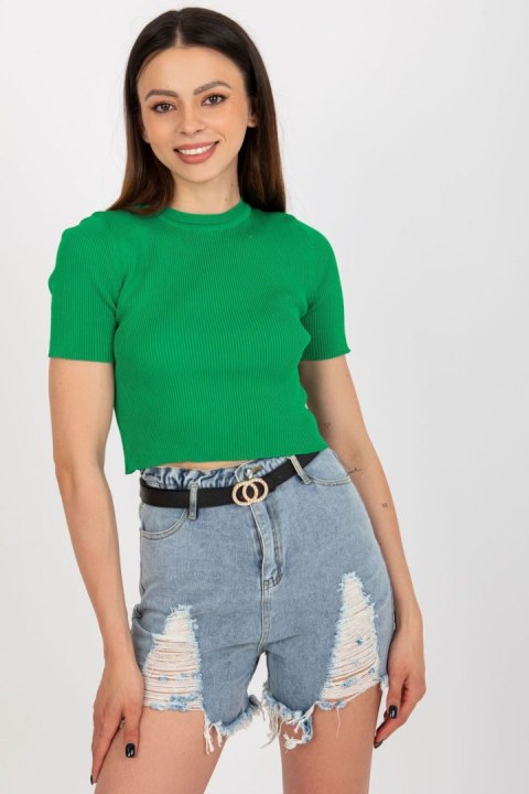 Bluzka Model BA-BZ-2305.32 Green - Badu Bluzka Model BA-BZ-2305.32 Green - Badu