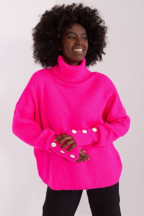 Golf Damski Model BA-SW-015.01P Fluo Pink - Badu Golf Damski Model BA-SW-015.01P Fluo Pink - Badu