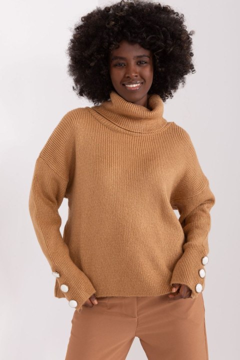 Golf Damski Model BA-SW-015.01P Light Brown - Badu Golf Damski Model BA-SW-015.01P Light Brown - Badu