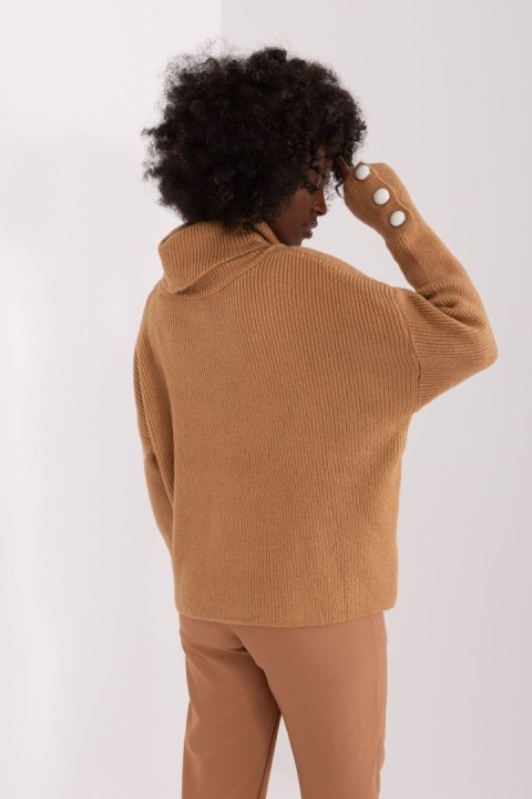 Golf Damski Model BA-SW-015.01P Light Brown - Badu Golf Damski Model BA-SW-015.01P Light Brown - Badu