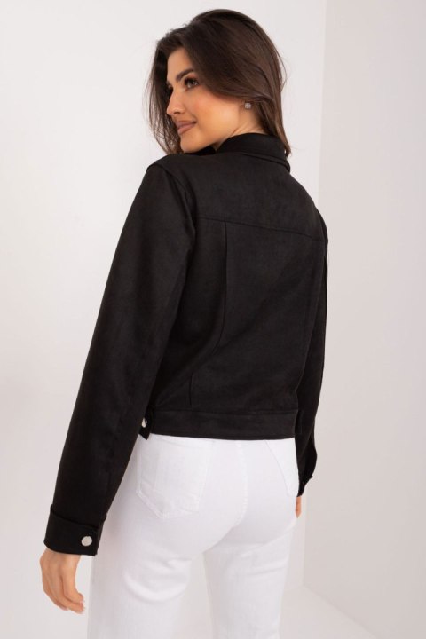 Kurtka Damska Model BA-KR-2702.13 Black - Badu Kurtka Damska Model BA-KR-2702.13 Black - Badu