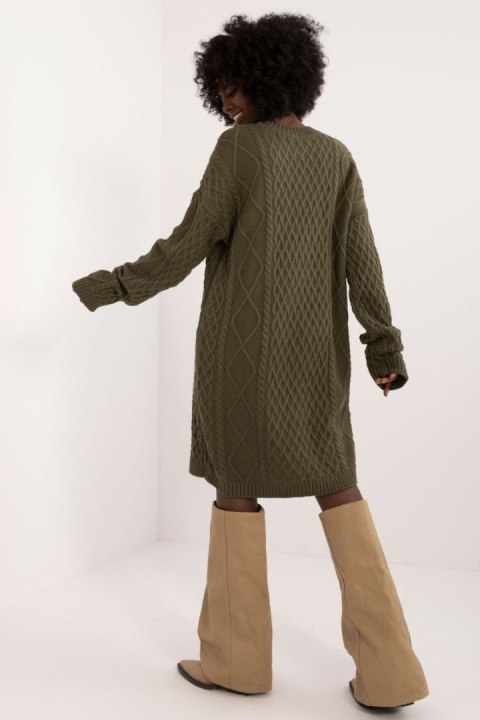 Sukienka Model BA-SK-0528.45 Khaki - Badu Sukienka Model BA-SK-0528.45 Khaki - Badu