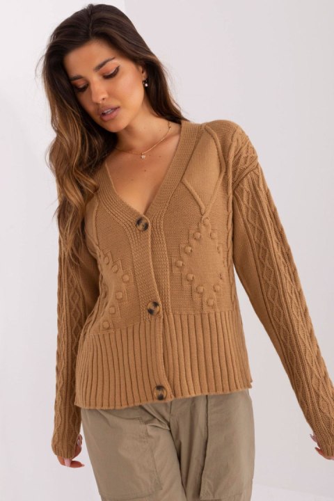 Sweter Damski Model BA-SW-0252.61P Camel - Badu Sweter Damski Model BA-SW-0252.61P Camel - Badu